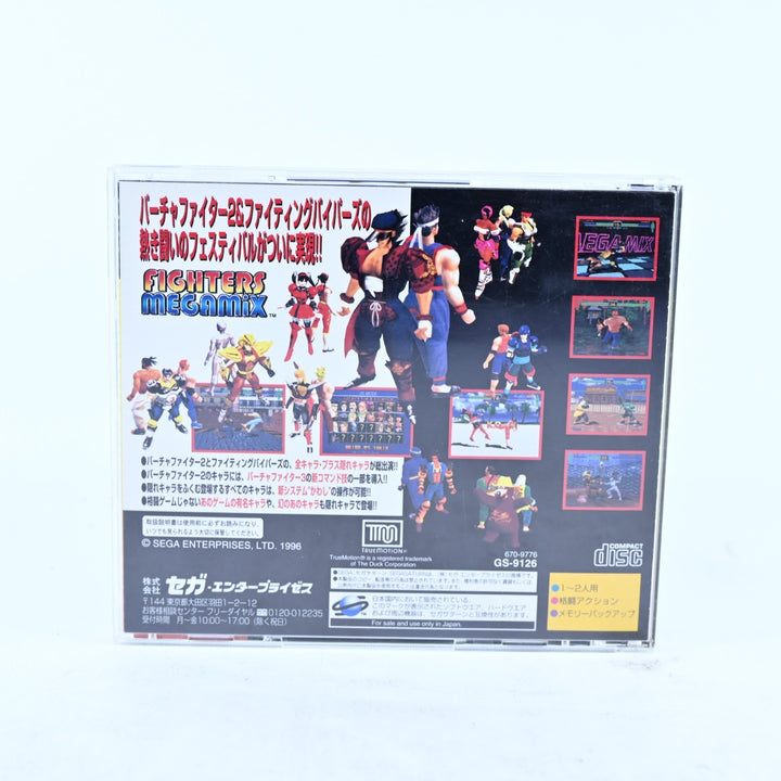 Fighters Megamix - Sega Saturn Game + Manual - NTSC-J - MINT DISC!
