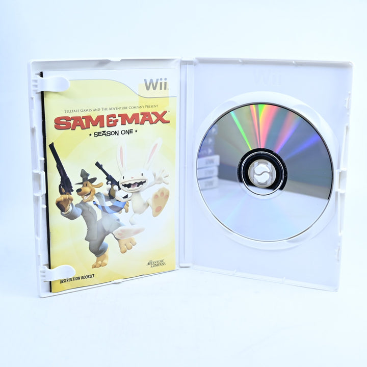 Sam & Max: Season One - Nintendo Wii Game + Manual - PAL - MINT DISC!