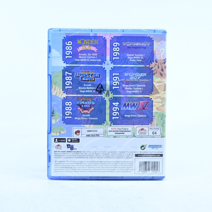 Wonder Boy Anniversary Collection - Sony Playstation 5 / PS5 Game - SEALED!