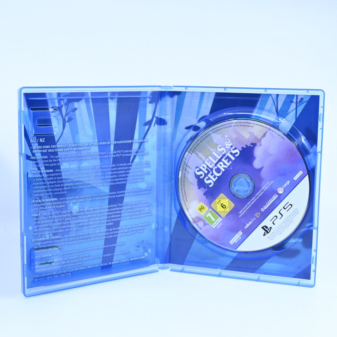 Spells & Secrets - Sony Playstation 5 / PS5 Game - MINT DISC!