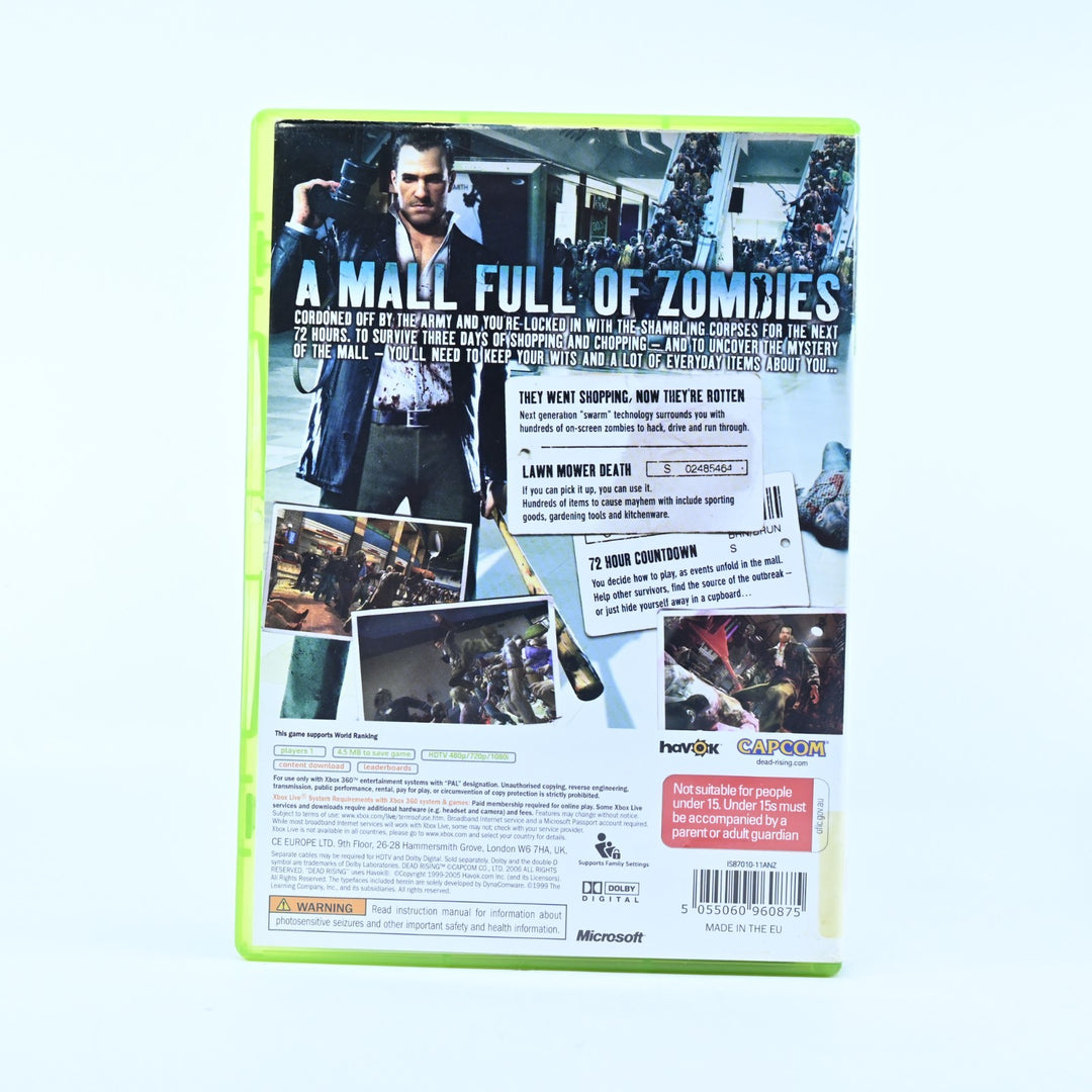 Dead Rising - Xbox 360 Game + Manual - PAL - MINT DISC!