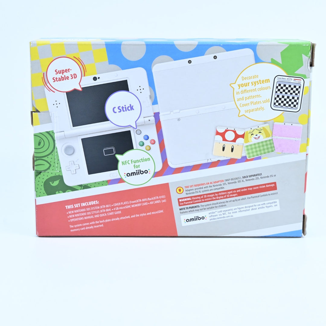 White - 'New' Nintendo 3DS Boxed Console - KTR-001 - PAL - FREE POST!