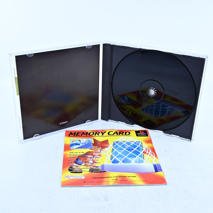 Ape Escape - Sony Playstation 1 / PS1 Game + Manual - PAL - MINT DISC!