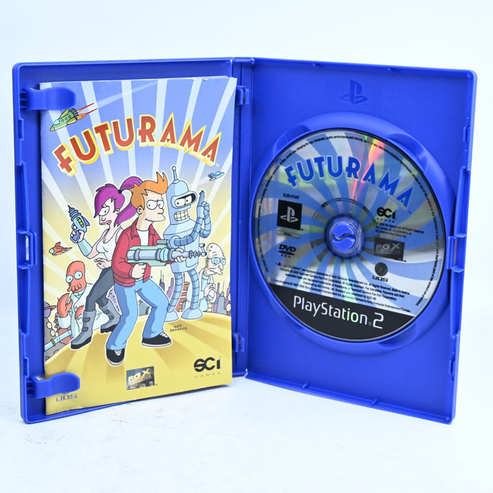 Futurama - Sony Playstation 2 / PS2 Game + Manual - PAL - MINT DISC!