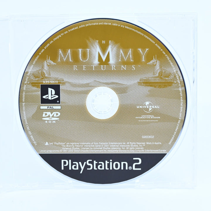 The Mummy Returns - Sony Playstation 2 / PS2 Game - Disc Only PAL NEAR MINT DISC