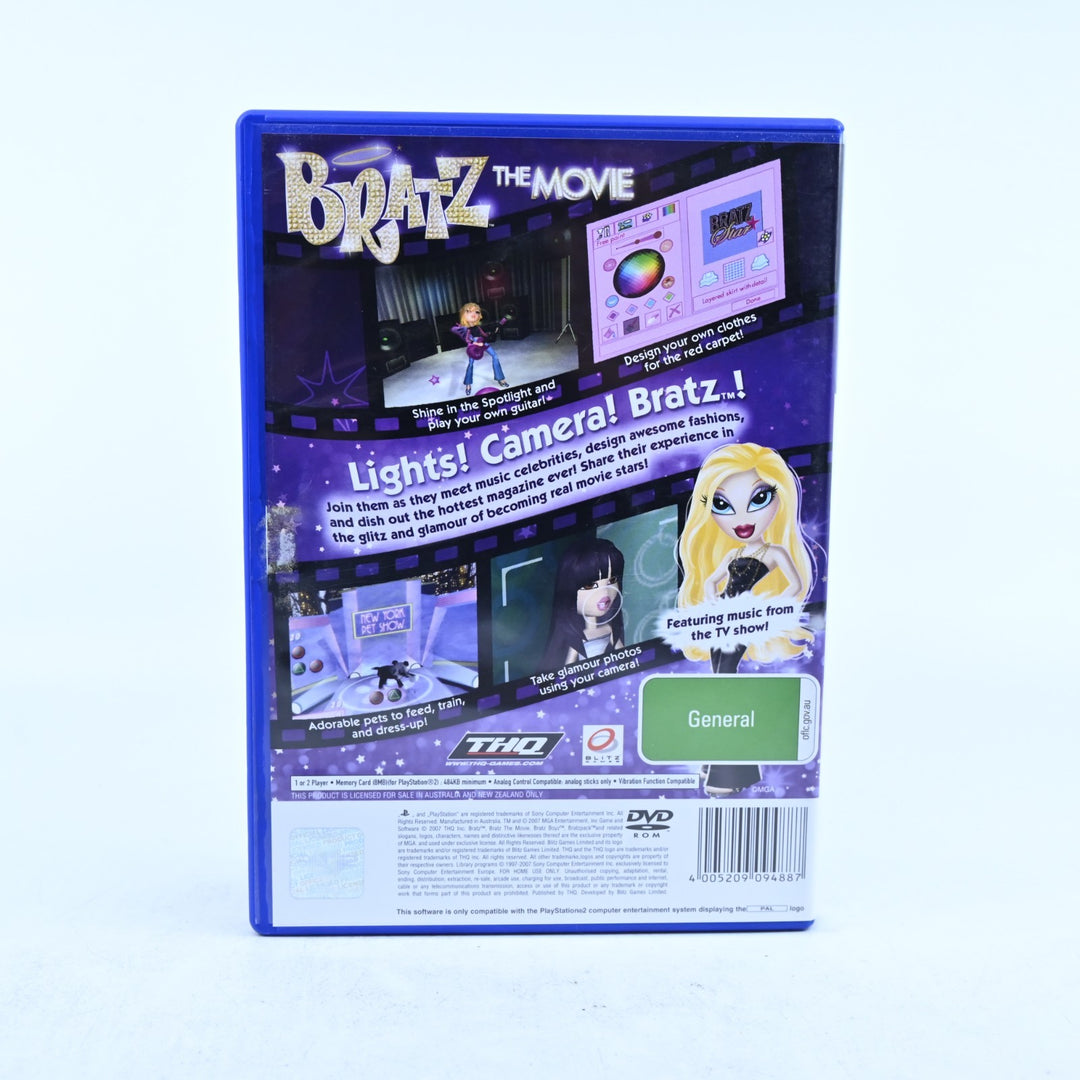 Bratz The Movie - Sony Playstation 2 / PS2 Game + Manual - PAL - MINT DISC!