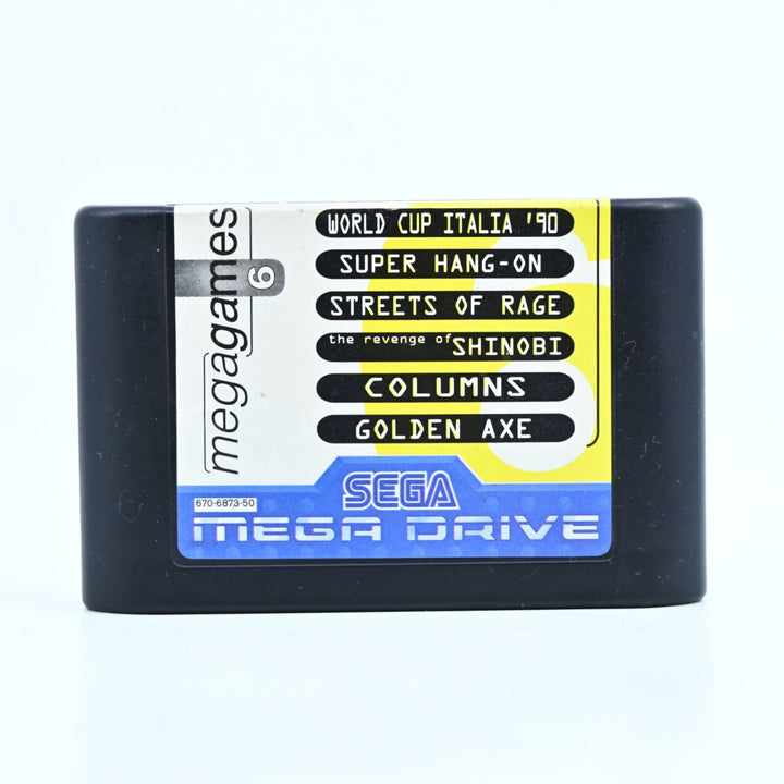 Mega Games 6 in 1 - Sega Mega Drive Game - Cartridge Only - PAL - FREE POST!