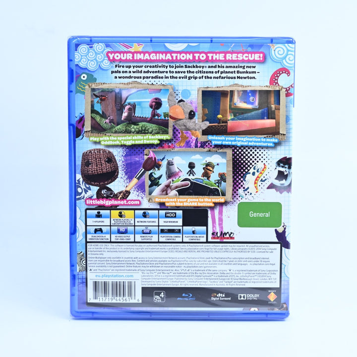 SEALED! LittleBigPlanet 3 - Sony Playstation 4 / PS4 Game - MINT DISC!
