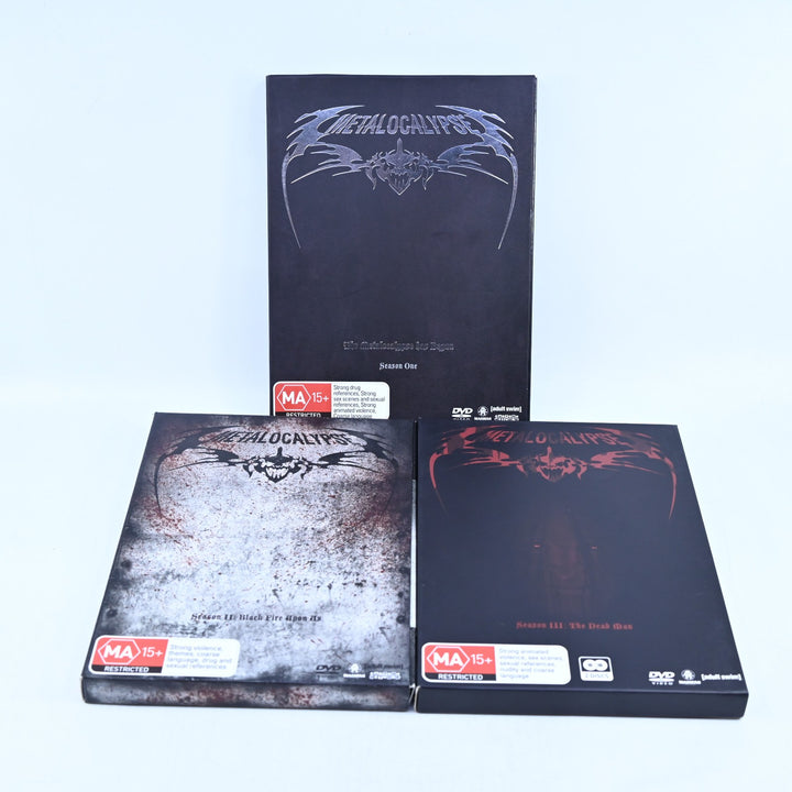 Metalocalype - Seasons 1-3 - Adult Swim - Region 4 - DVD