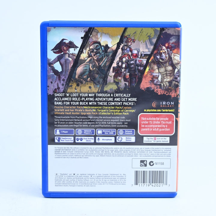 Borderlands 2 - Sony PS Vita Game - FREE POST!