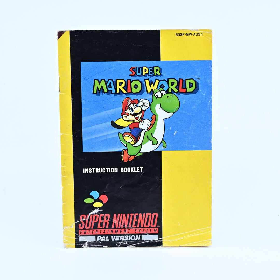Super Mario World - Super Nintendo / SNES Boxed Game - PAL - FREE POST!