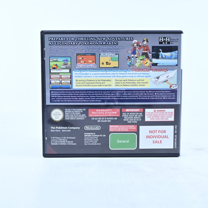 Pokemon SoulSilver - Nintendo DS Game - PAL + Manual - FREE POST! Soul Silver!