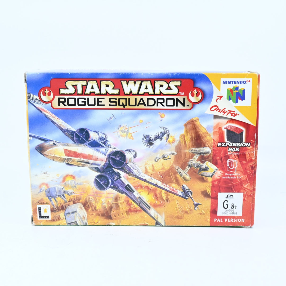 Star Wars Rogue Squadron  - N64 / Nintendo 64 Boxed Game - PAL - FREE POST!