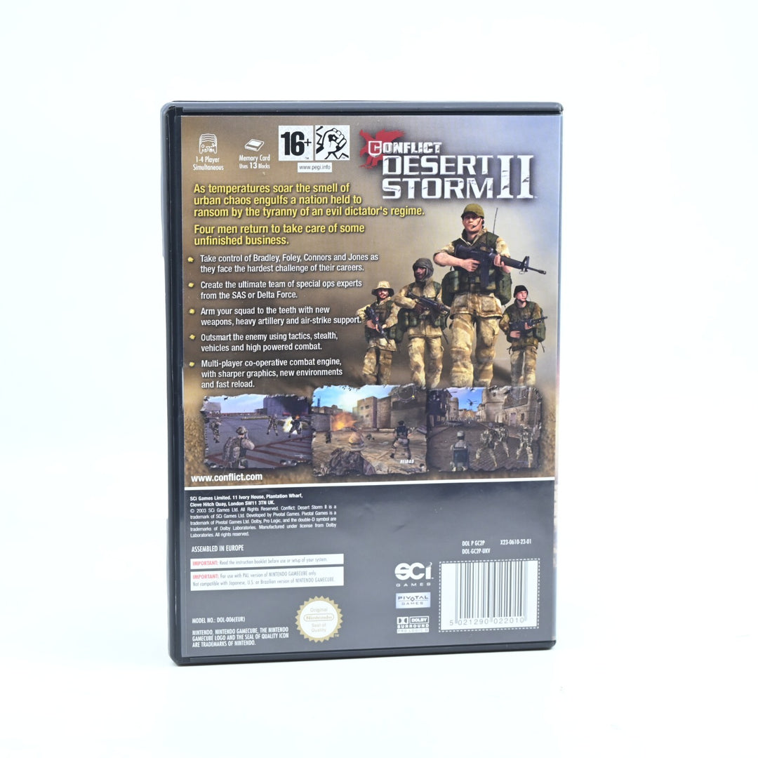Conflict: Desert Storm II - Nintendo Gamecube Game + Manual - PAL - FREE POST!