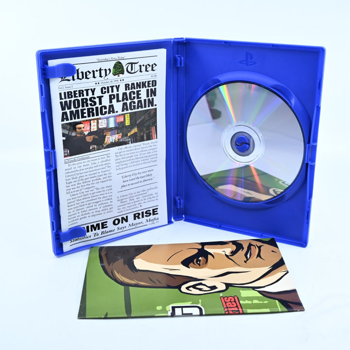 Grand Theft Auto: Liberty City Stories - Playstation 2 / PS2 Game + Manual + Map