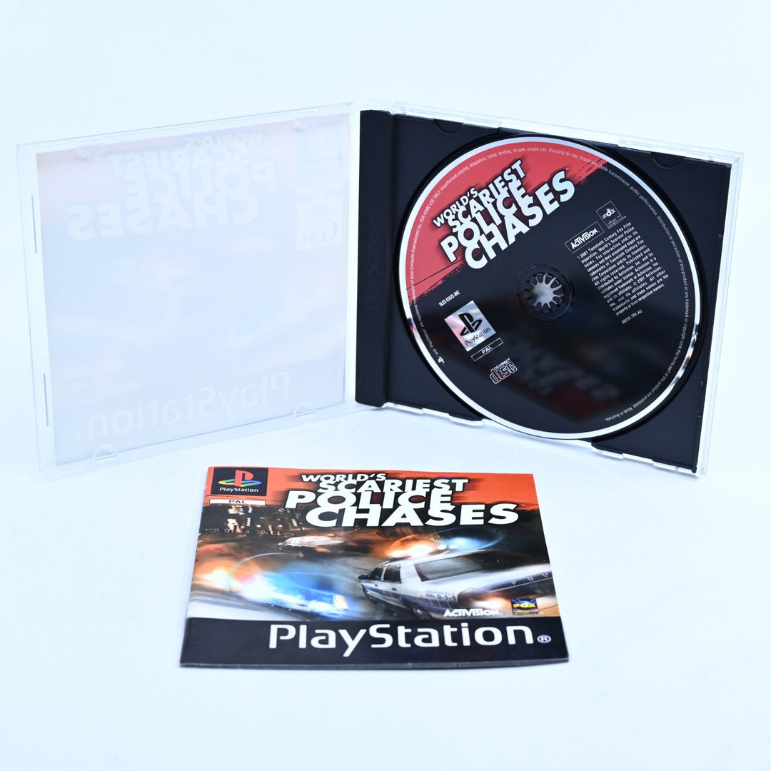 World's Scariest Police Chases - Sony Playstation 1 / PS1 Game + Manual - PAL