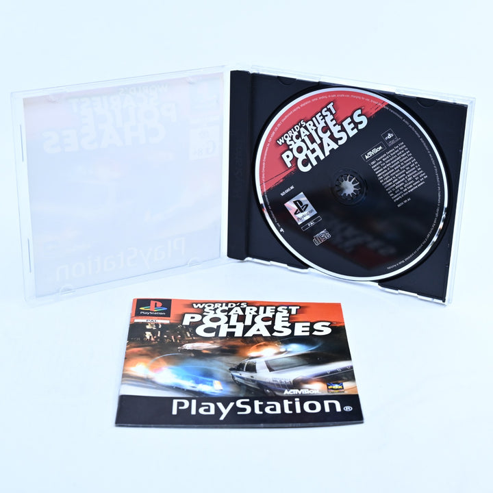 World's Scariest Police Chases - Sony Playstation 1 / PS1 Game + Manual - PAL