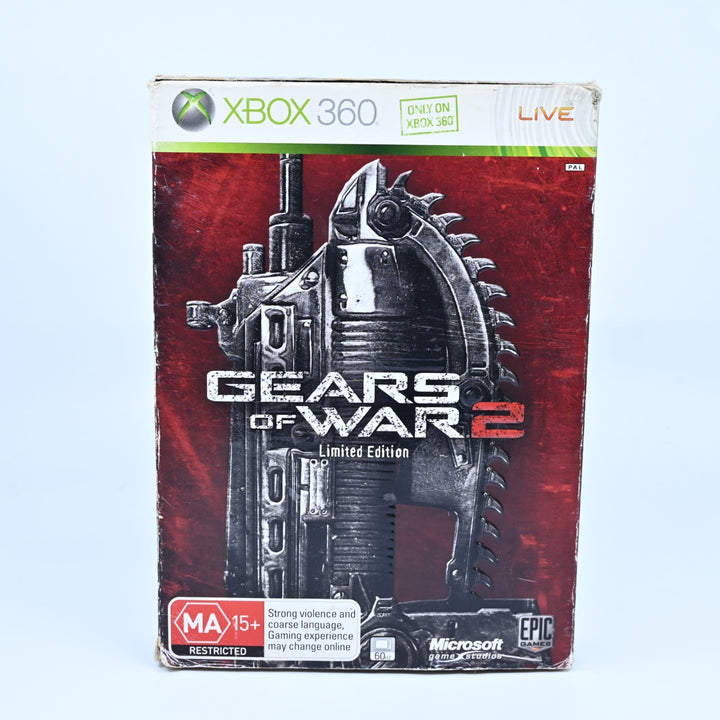 Gears of War 2 Limited Edition - Xbox 360 Game + Manual - PAL - MINT DISC!