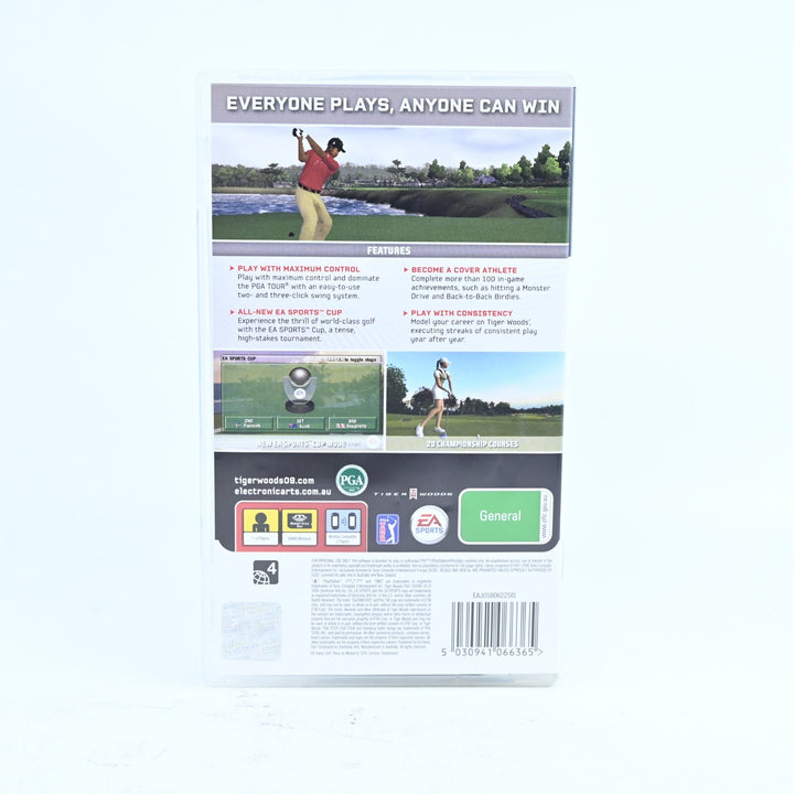 Tiger Woods PGA Tour 09 - Sony PSP Game + Manual - FREE POST!