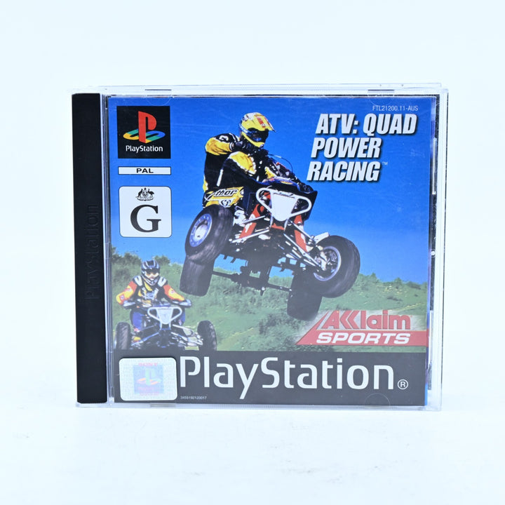 ATV: Quad Power Racing - Sony Playstation 1 / PS1 Game + Manual - PAL
