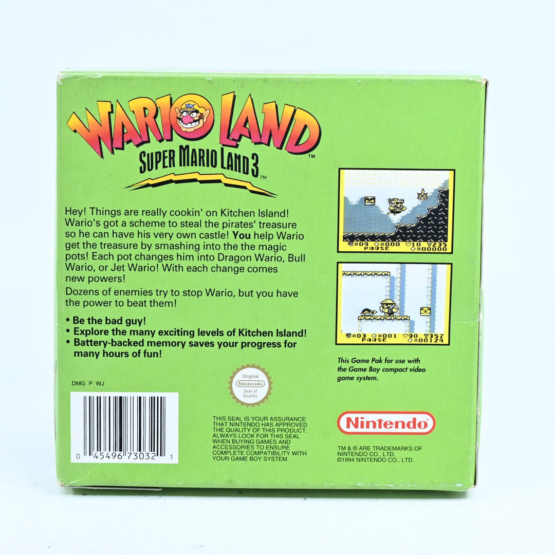 Wario Land: Super Mario Land 3 - Nintendo Gameboy Boxed Game - PAL