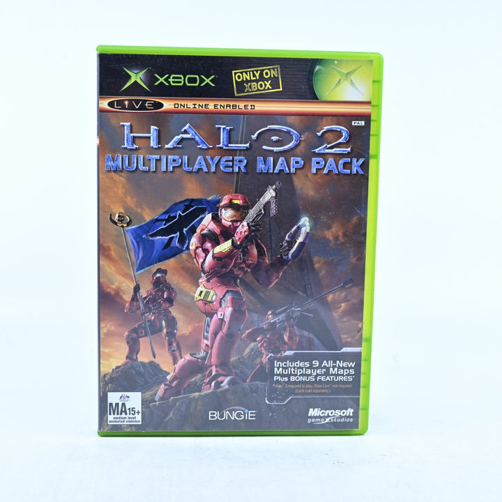 Halo 2 Multiplayer Map Pack - Original Xbox Game + Manual - PAL - MINT DISC!
