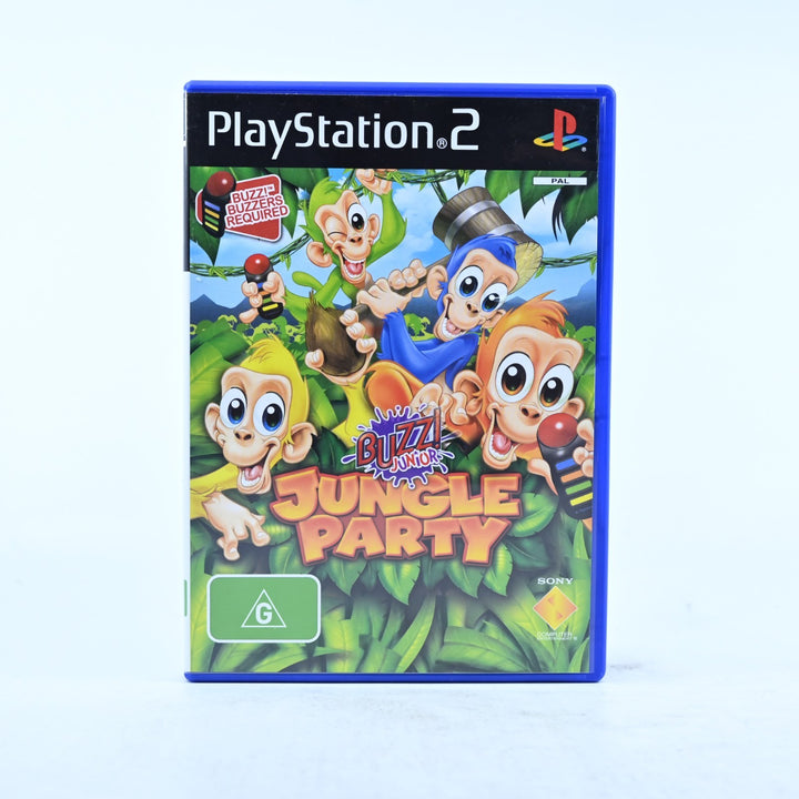Buzz Junior Jungle Party - Sony Playstation 2 / PS2 Game + Manual - PAL
