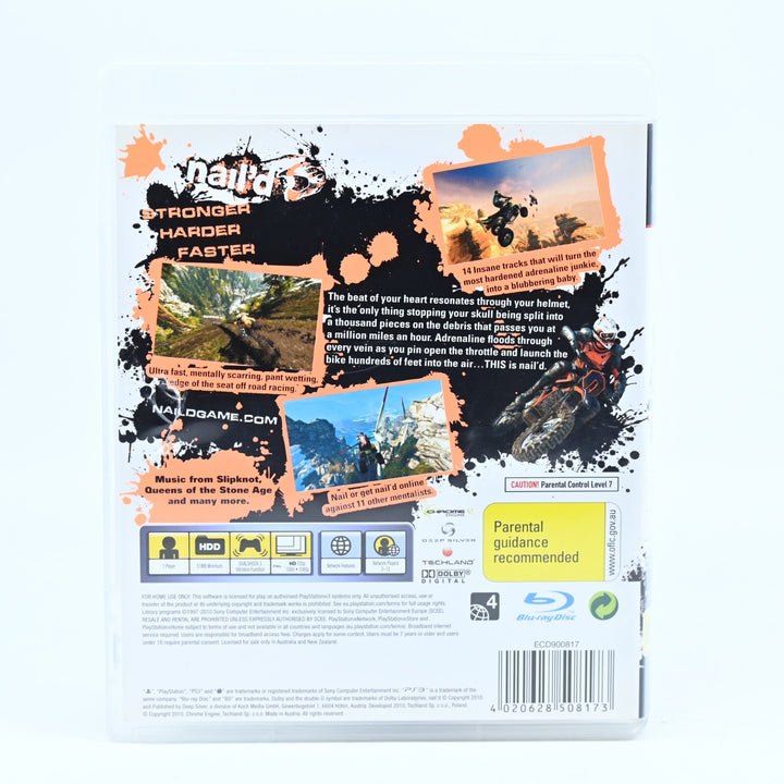 Nail'd - Sony Playstation 3 / PS3 Game + Manual - FREE POST!