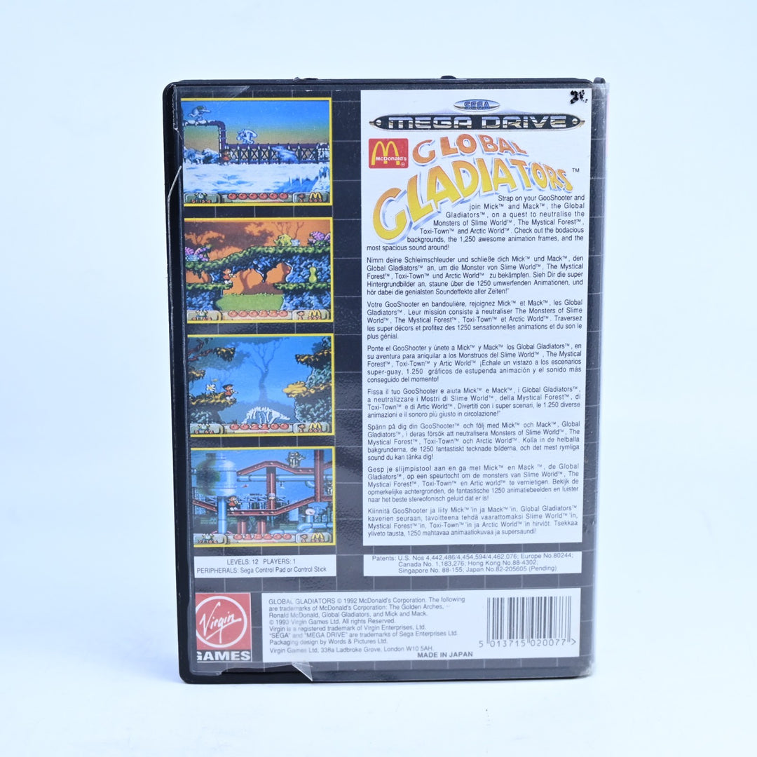Global Gladiators - Sega Mega Drive Game + Manual - PAL - FREE POST!