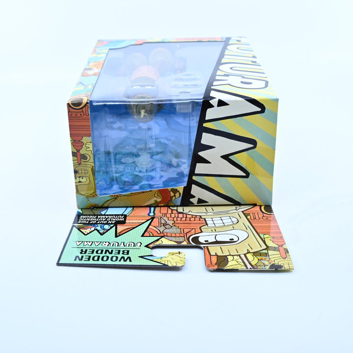 SEALED! Wooden Bender - Futurama - Toynami Figure 2010 - Toy