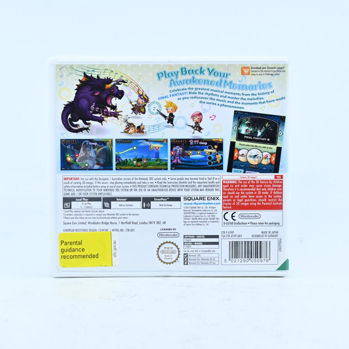 Theatrhythm Final Fantasy - Nintendo 3DS Game - Region-Free + Manual