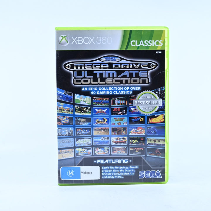 SEGA Mega Drive Ultimate Collection - Xbox 360 Game + Manual - PAL - MINT DISC!