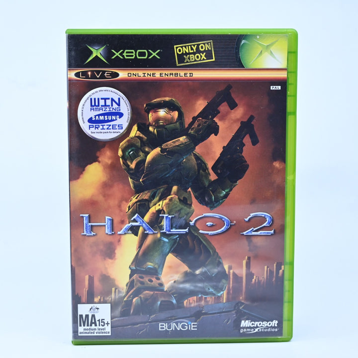 Halo 2  - Original Xbox Game + Manual - PAL - MINT DISC!