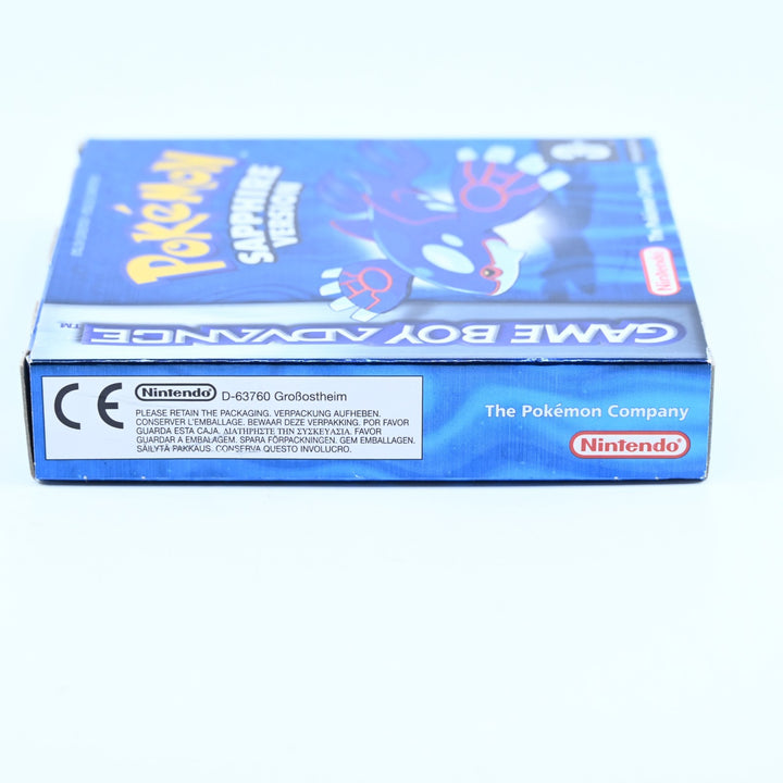 Pokemon Sapphire Version Nintendo Gameboy Advance GBA Boxed Game NEW BATTERY