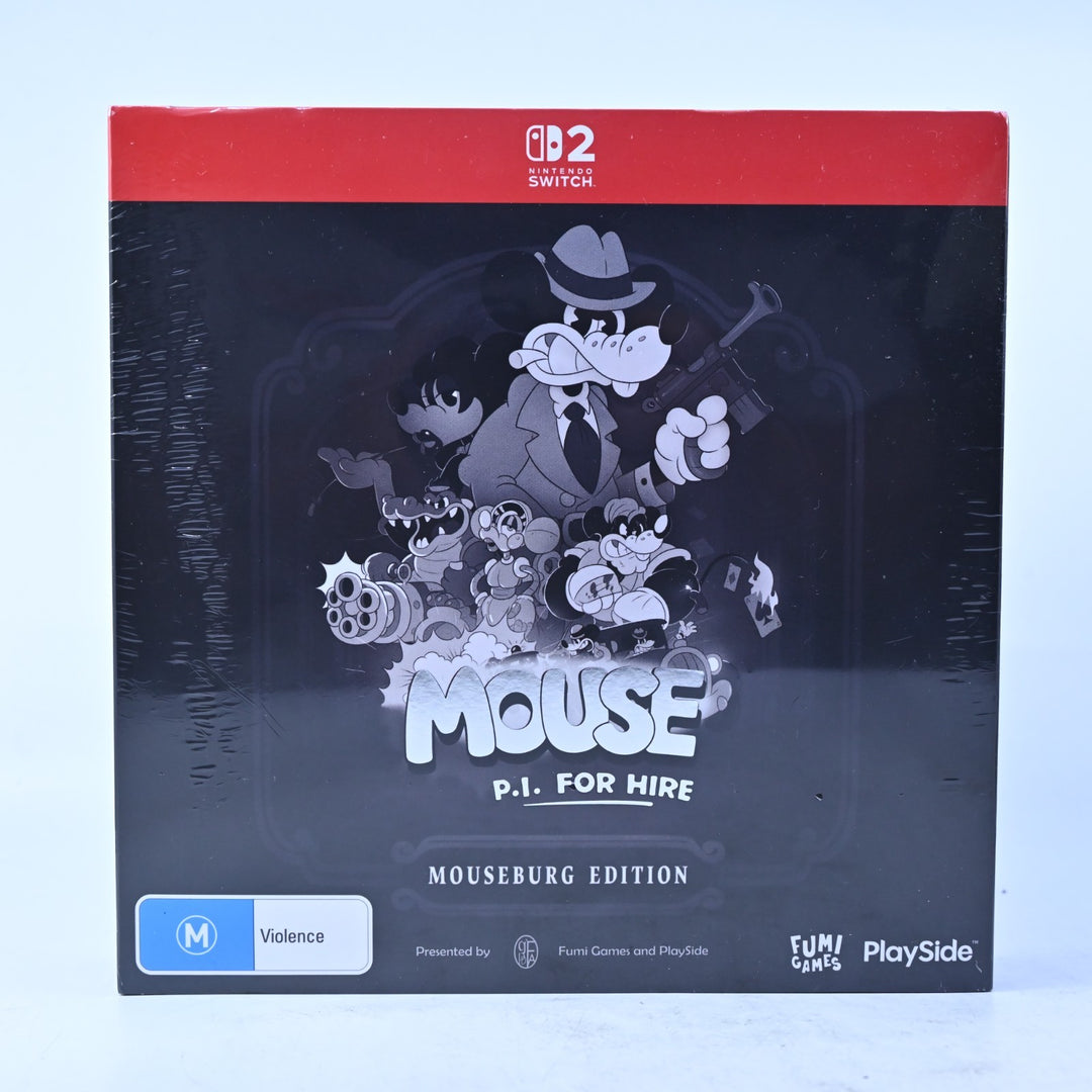 SEALED! Mouse: P.I. For Hire- Nintendo Switch 2 Game - FREE POST!