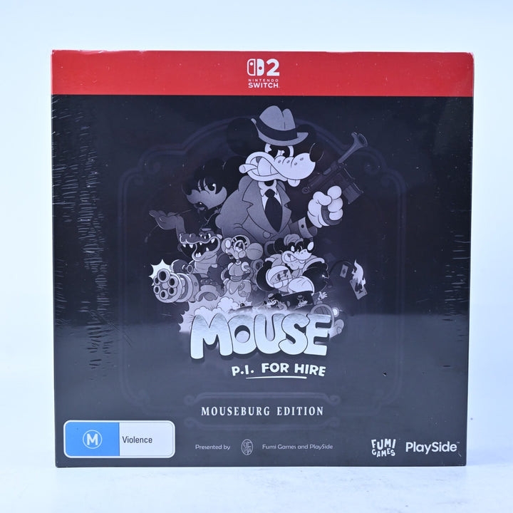 SEALED! Mouse: P.I. For Hire- Nintendo Switch 2 Game - FREE POST!