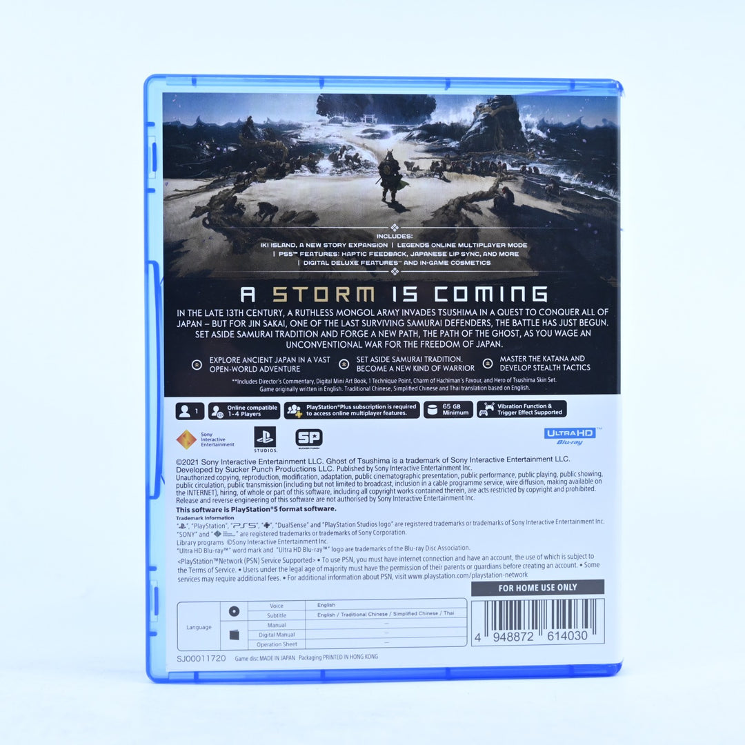 Ghost of Tsushima Director's Cut - Sony Playstation 5 / PS5 Game - MINT DISC!