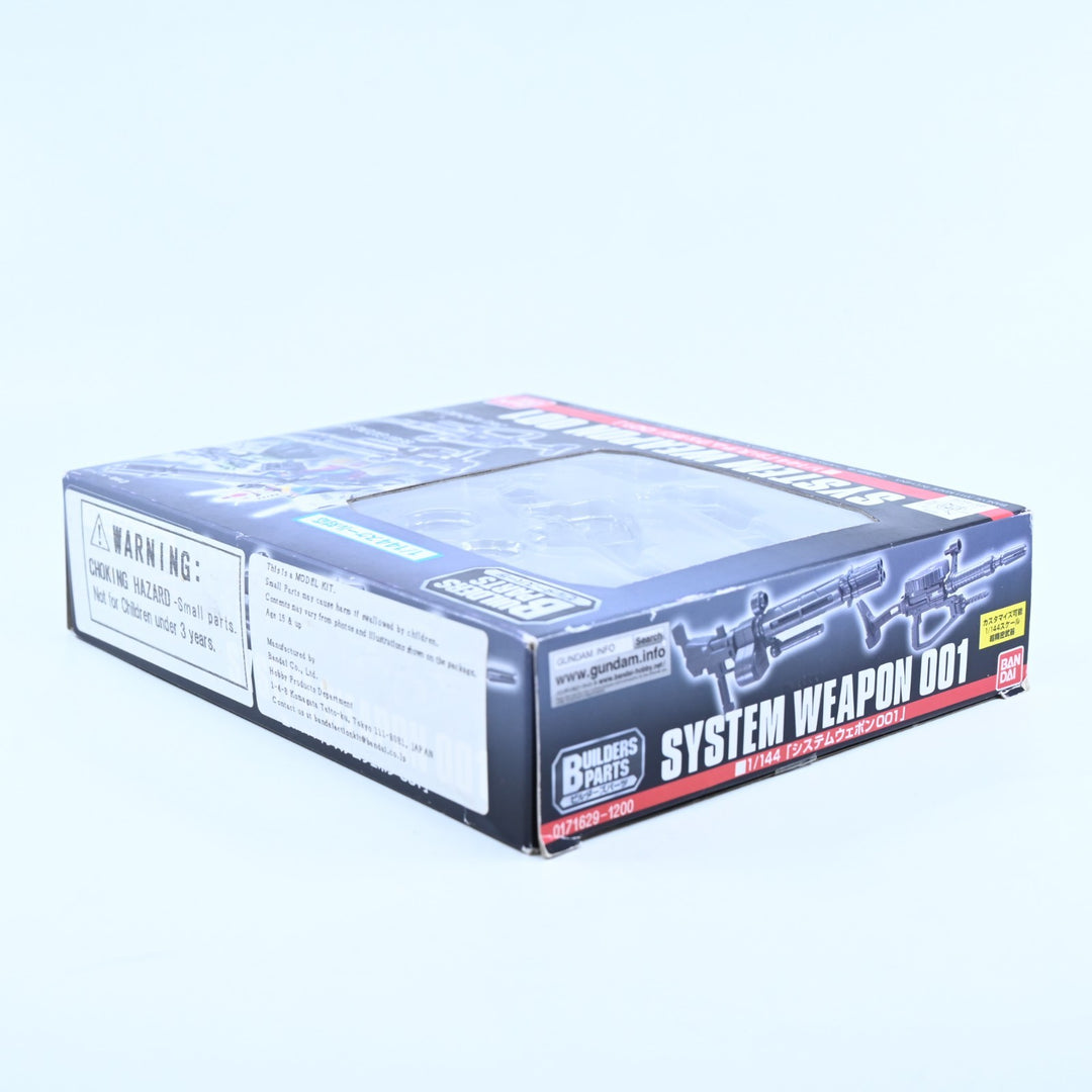 UNUSED Gundam Builder Parts - System Weapon 001 - HG/RG - 1/144 Gundam Accessory