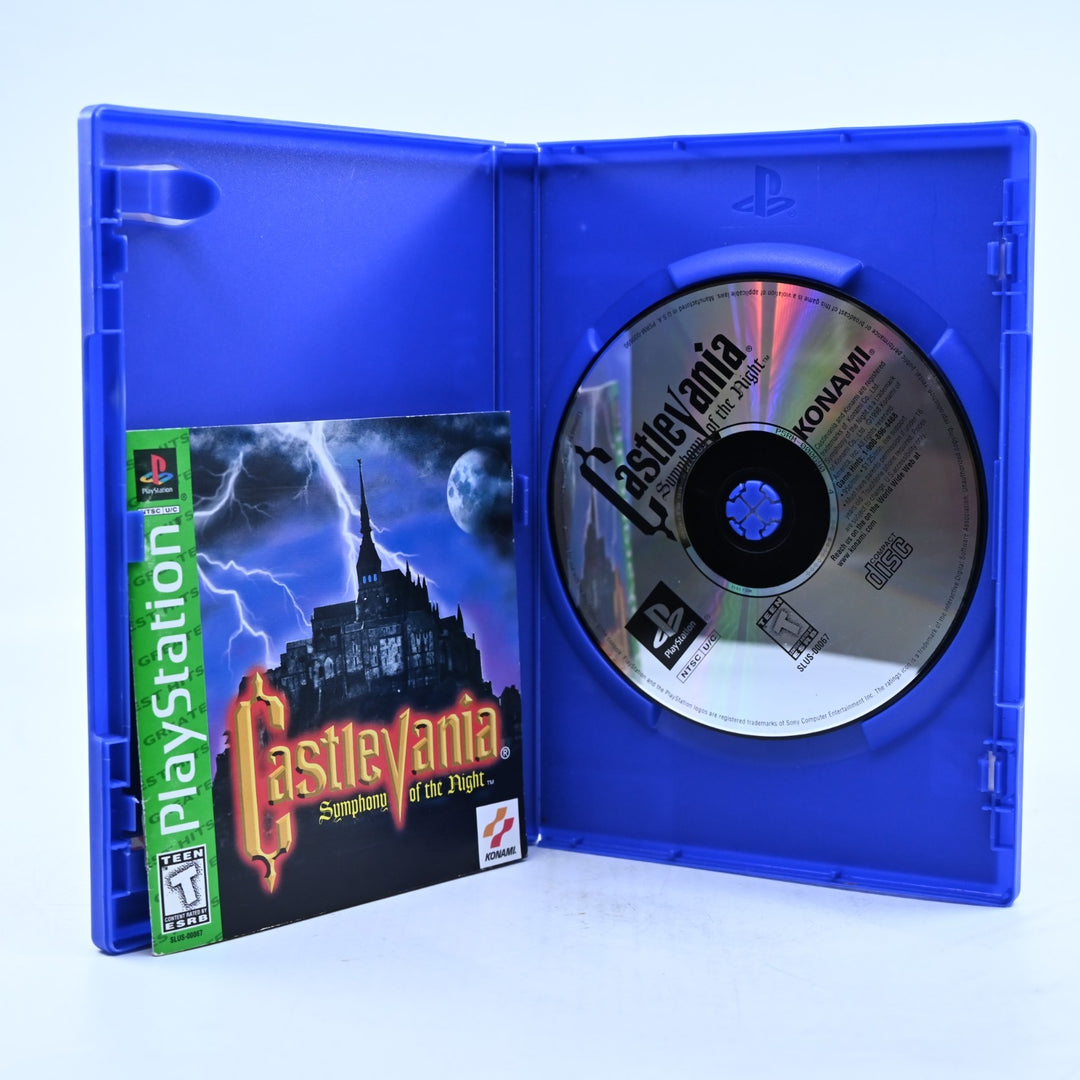 Castlevania: Symphony of the Night - PS1 Game + Manual - NTSC U/C - FREE POST!