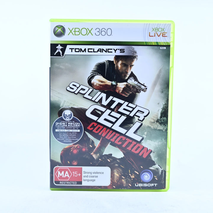 Tom Clancy's Splinter Cell Conviction - Xbox 360 Game + Manual - PAL