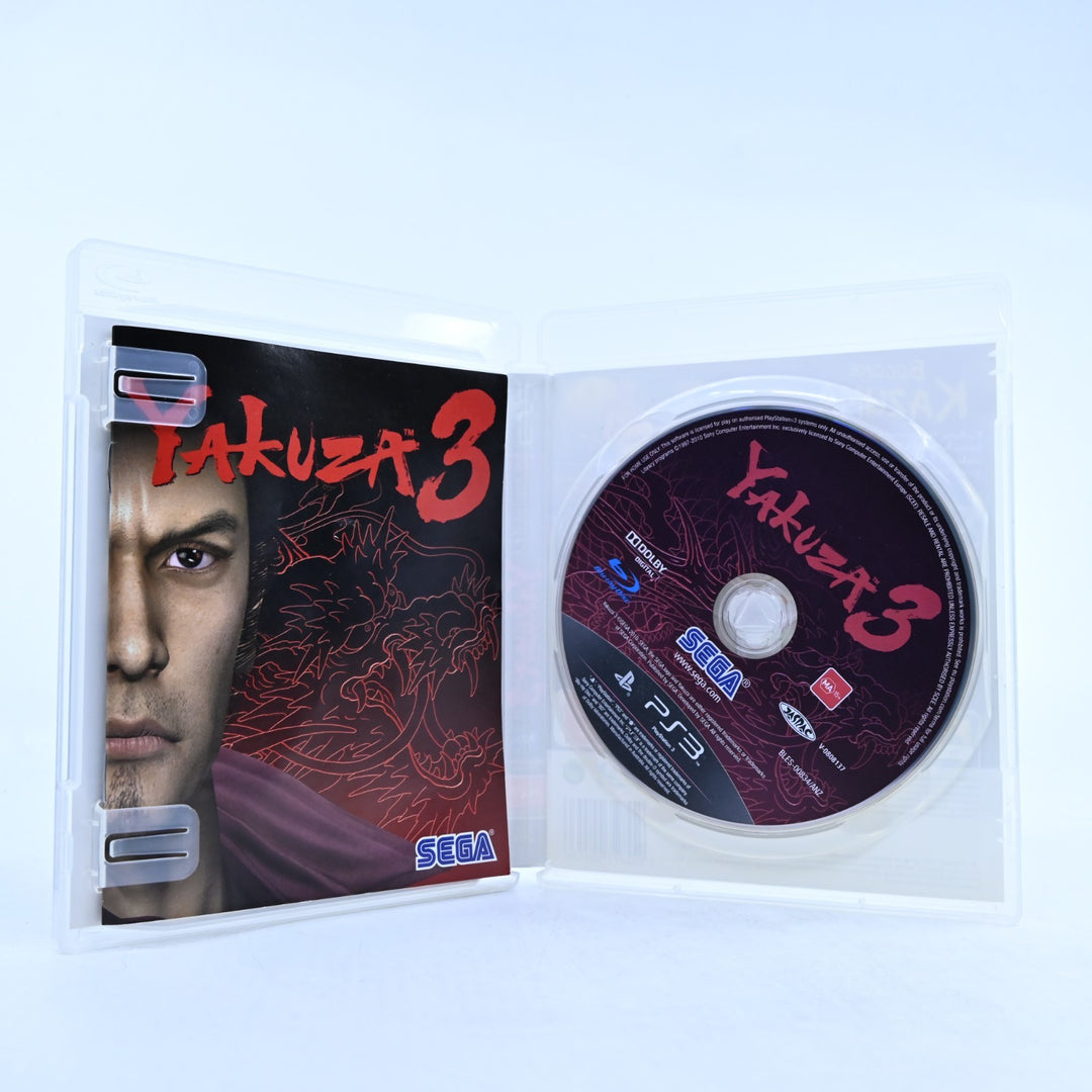 Yakuza 3 - Sony Playstation 3 / PS3 Game + Manual - MINT DISC!
