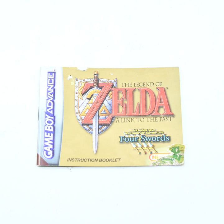 The Legend of Zelda: Link to the Past Manual - GBA Accessory - FREE POST!