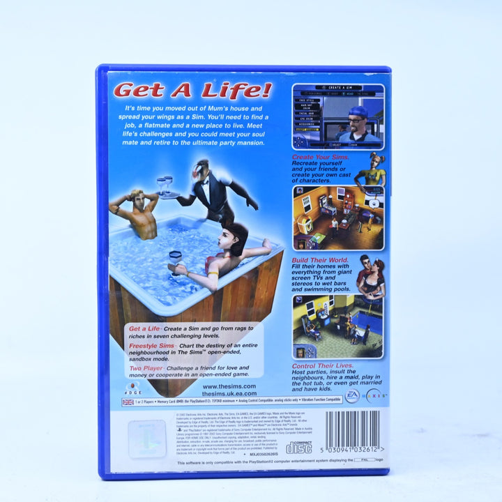 The Sims - Sony Playstation 2 / PS2 Game + Manual - PAL - MINT DISC!