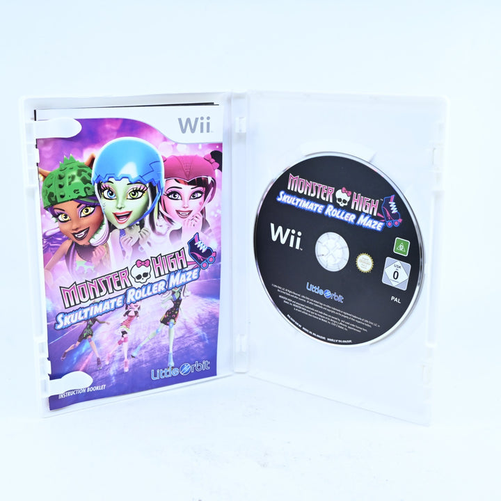 Monster High: Skultimate Roller Maze - Nintendo Wii Game + Manual - PAL