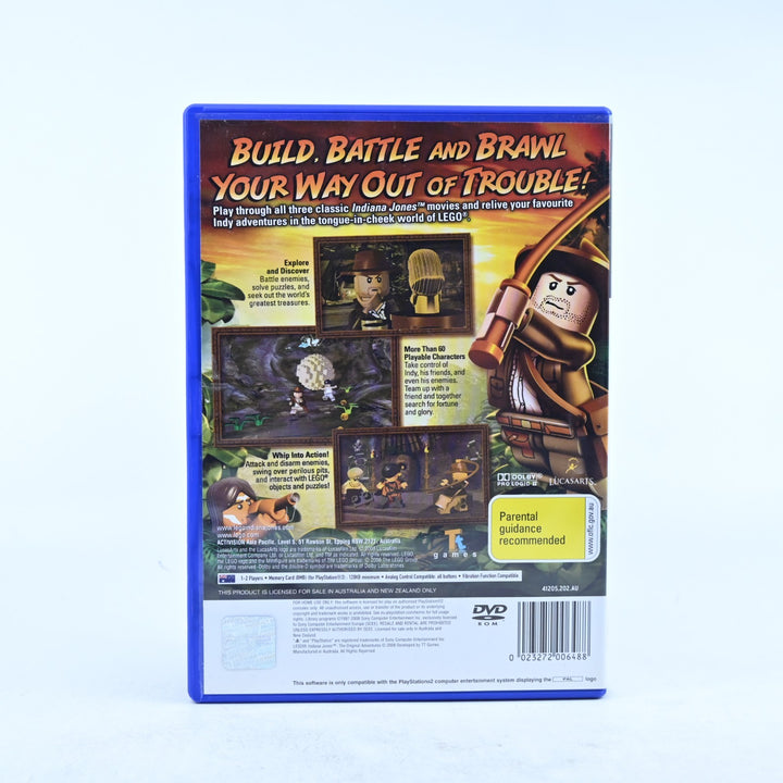 LEGO Indiana Jones: The Original Adventures - Playstation 2 / PS2 Game + Manual