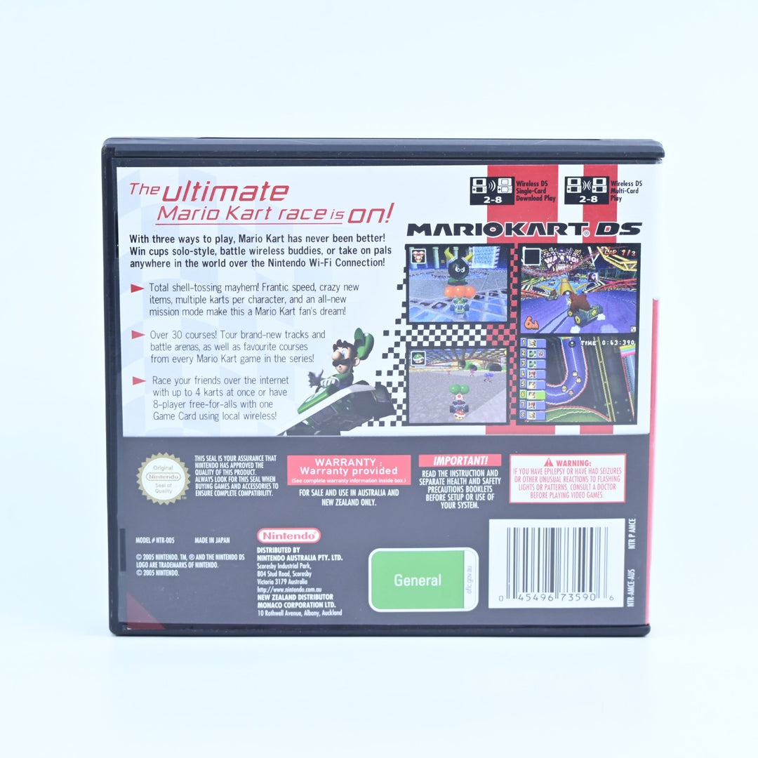 Mario Kart DS - Nintendo DS Game - PAL + Manual - FREE POST!
