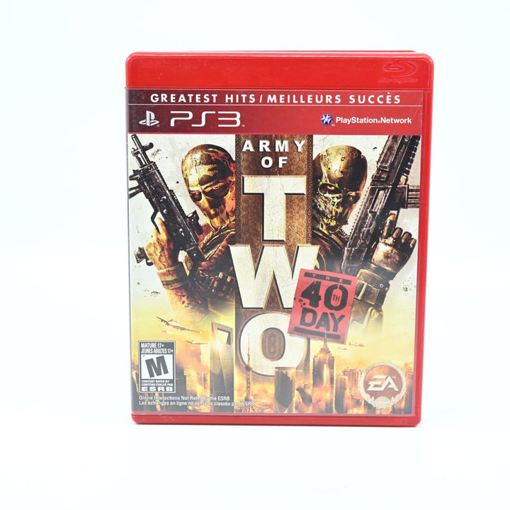 Army of Two: The 40th Day - Sony Playstation 3 / PS3 Game + Manual - FREE POST!