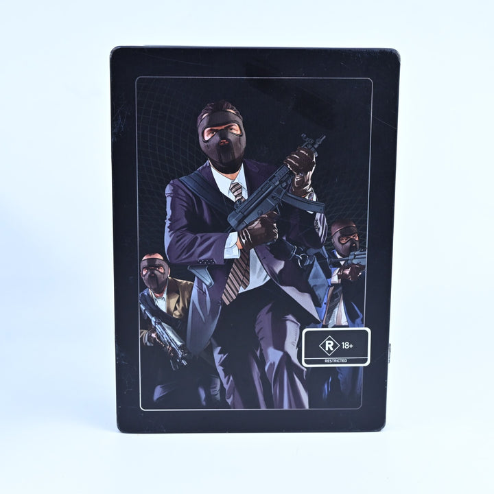 Grand Theft Auto V - Steelbook - Xbox 360 Game + Manual + Map - PAL
