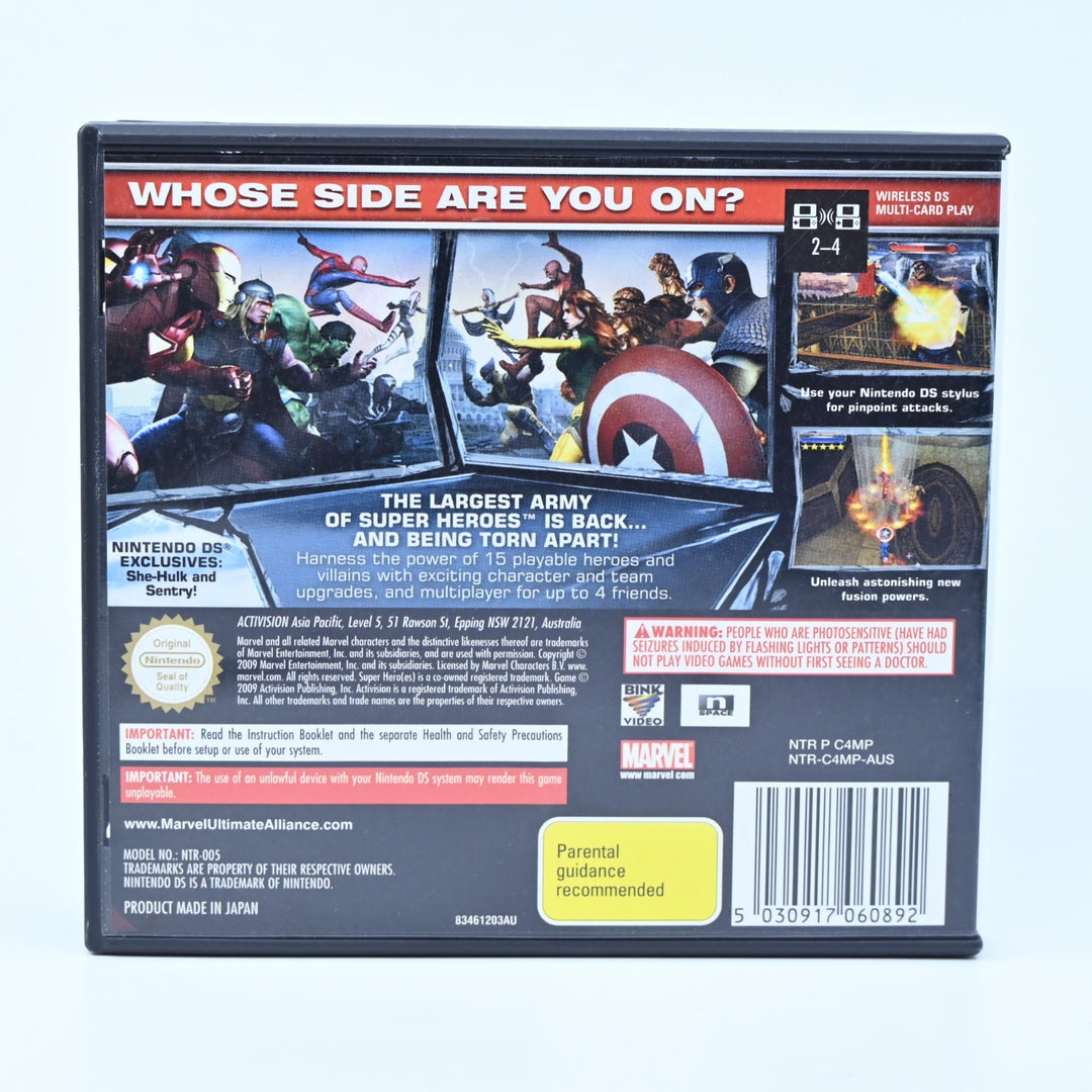Marvel Ultimate Alliance 2 - Nintendo DS Game - PAL + Manual - FREE POST!