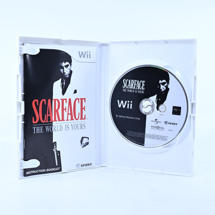 Scarface: The World Is Yours - Nintendo Wii Game + Manual - PAL - MINT DISC!